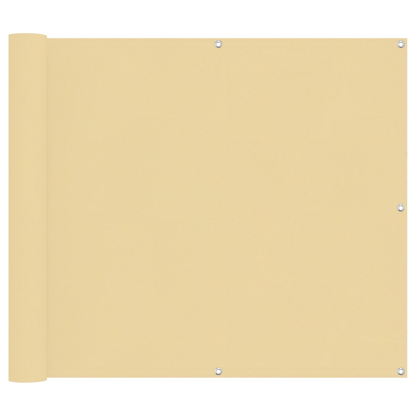 vidaXL Balcony Screen Sand 100 x 400 cm Oxford Fabric