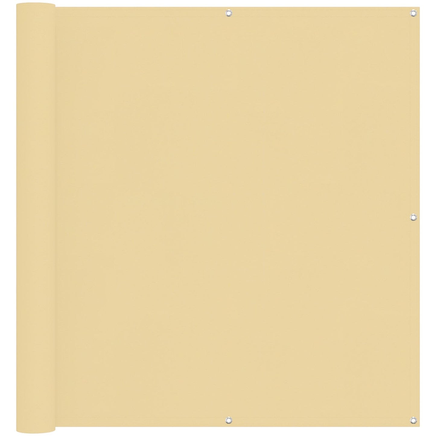vidaXL Balcony Screen Sand 110 x 1000 cm Oxford Fabric