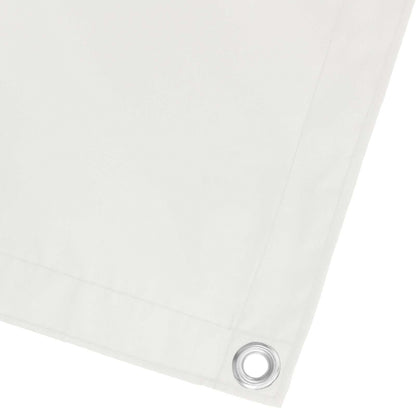 vidaXL Balcony Screen White 100 x 1000 cm Oxford Fabric