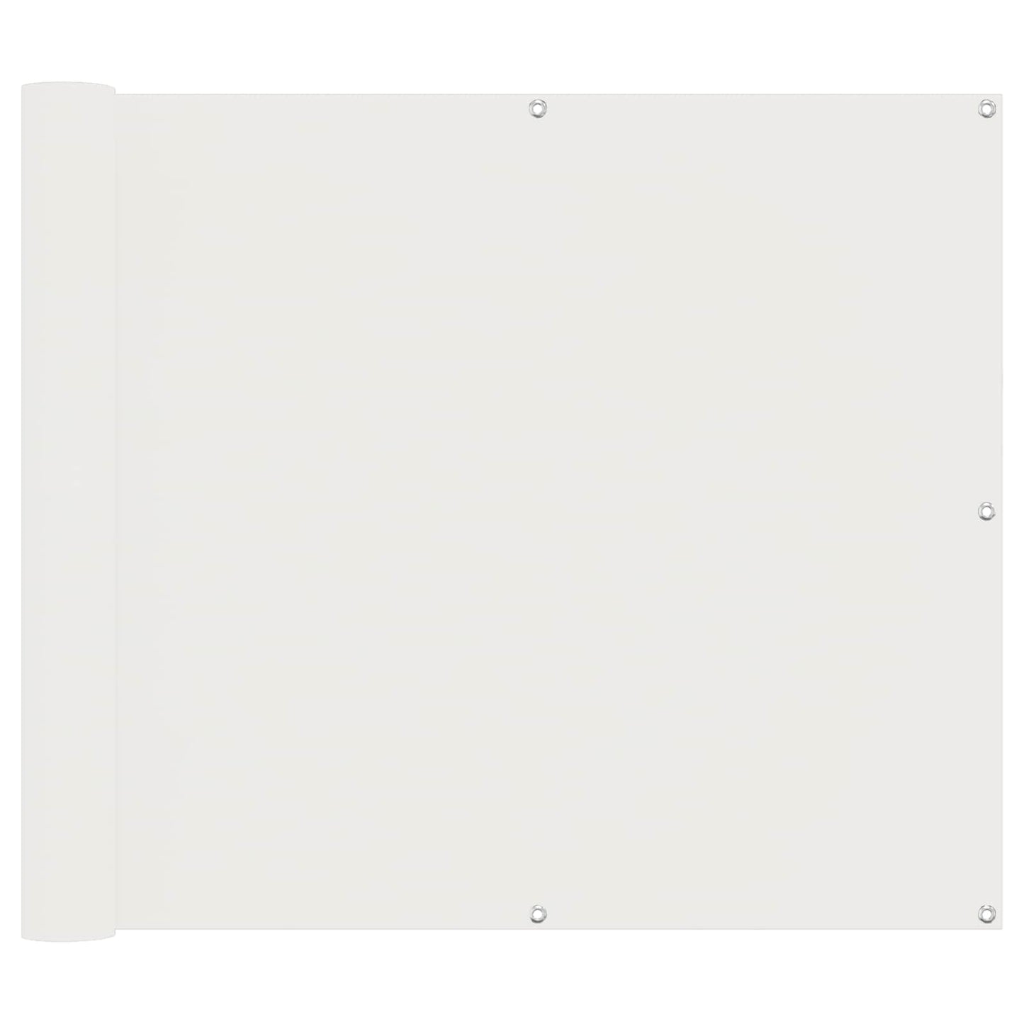 vidaXL Balcony Screen White 100 x 1000 cm Oxford Fabric