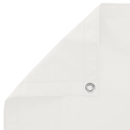 vidaXL Balcony Screen White 110 x 800 cm Oxford Fabric