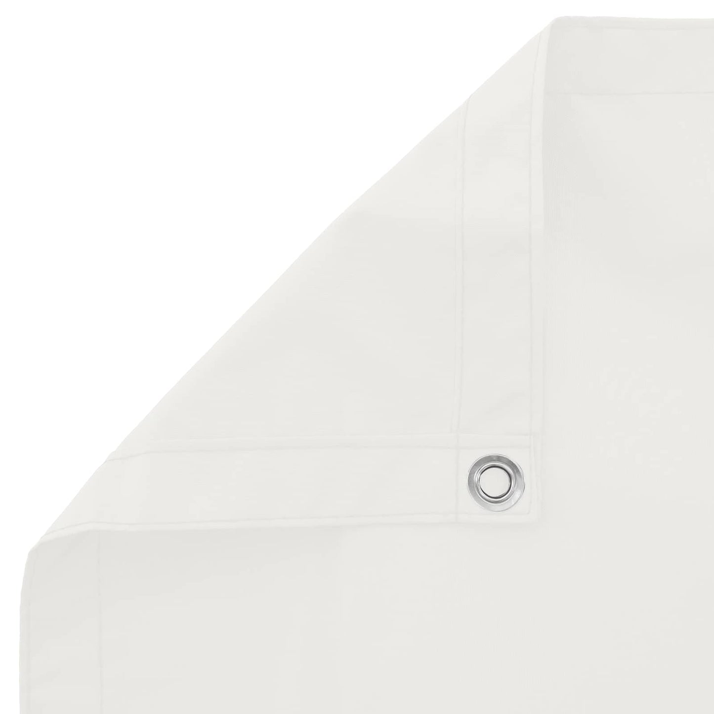 vidaXL Balcony Screen White 110 x 1000 cm Oxford Fabric