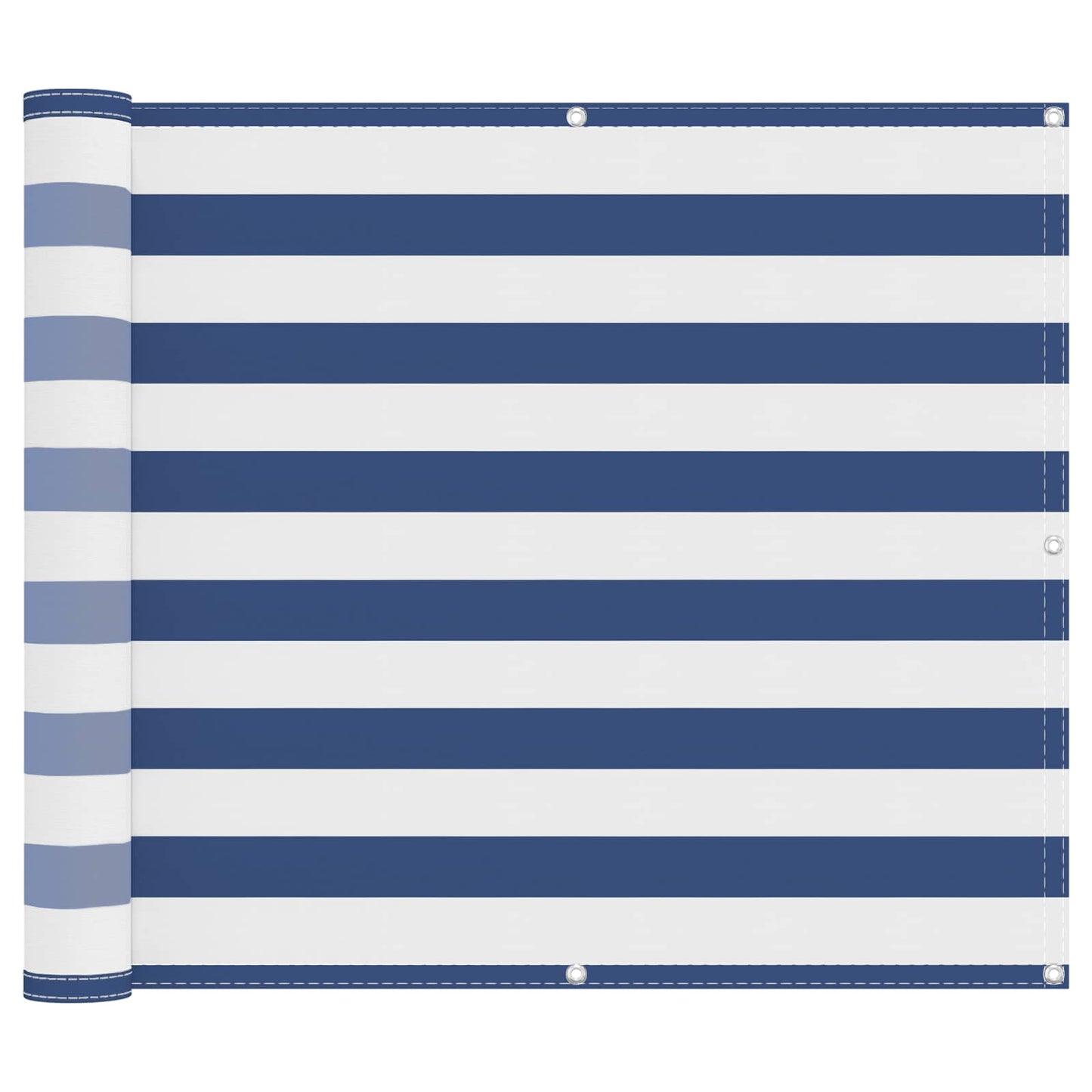 vidaXL Balcony Screen Blue and White 100 x 300 cm Oxford Fabric