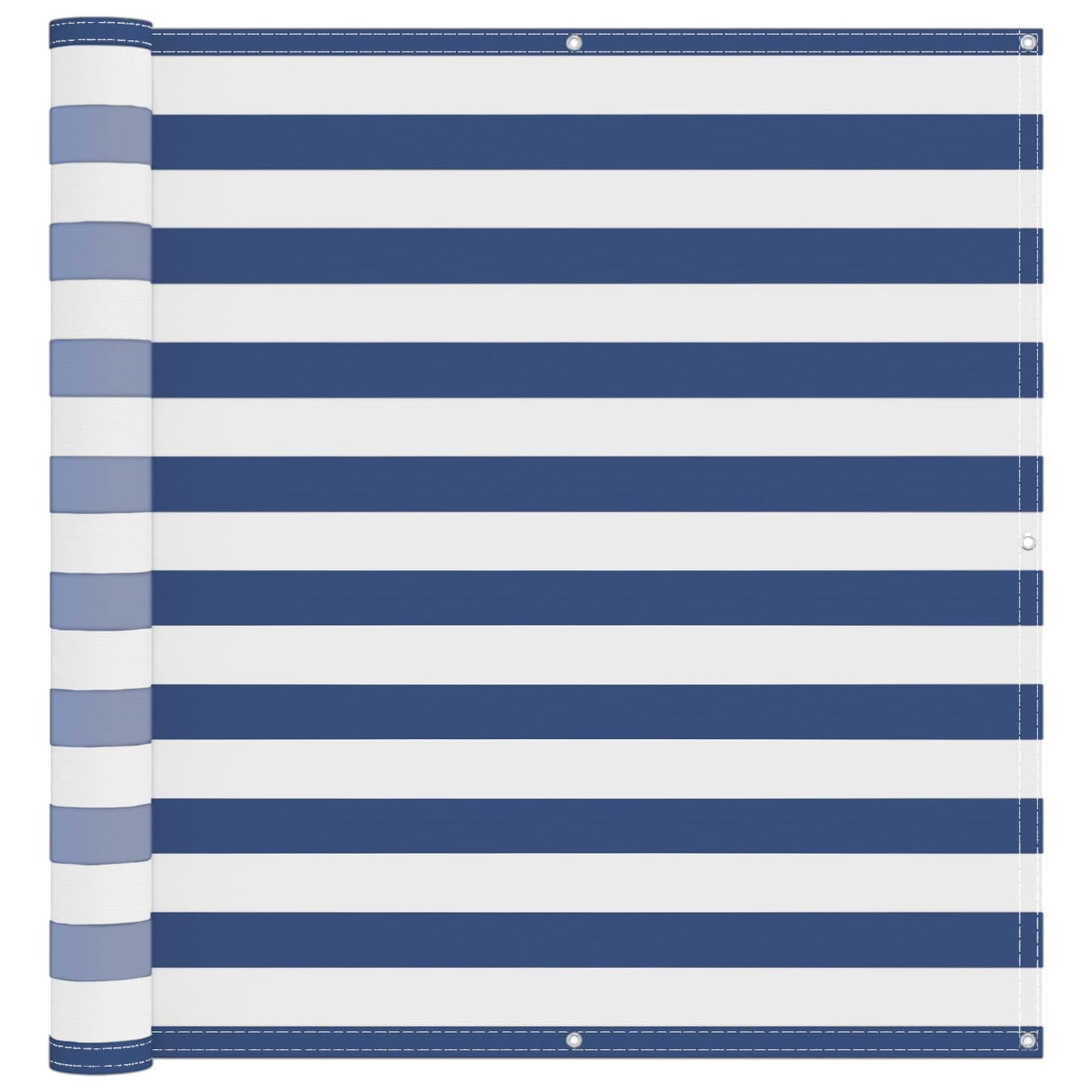 vidaXL Balcony Screen Blue and White 110 x 300 cm Oxford Fabric