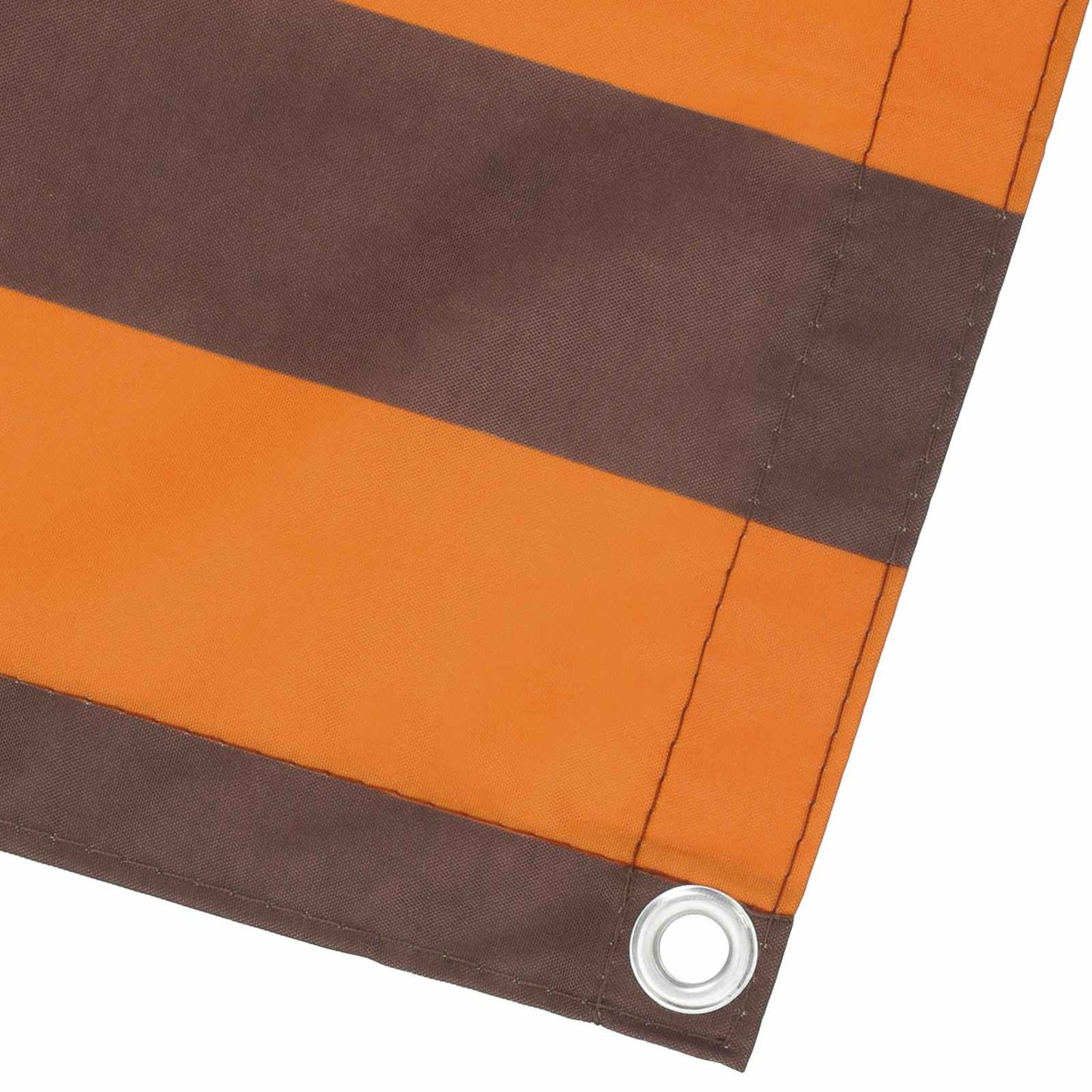 vidaXL Balcony Screen Orange and Brown 100 x 200 cm Oxford Fabric