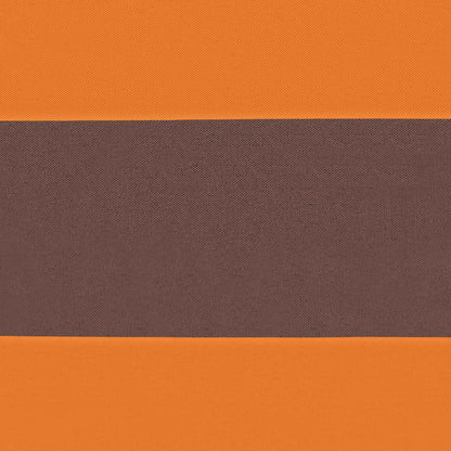 vidaXL Balcony Screen Orange and Brown 100 x 200 cm Oxford Fabric