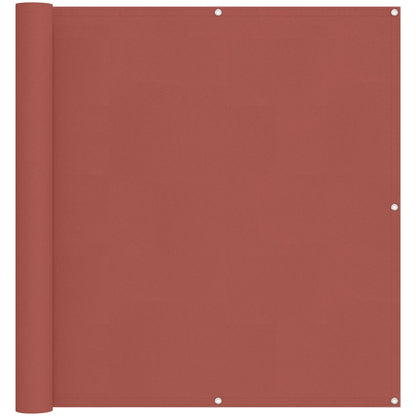 vidaXL Balcony Screen Terracotta 110 x 500 cm Oxford Fabric