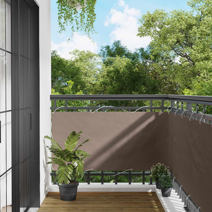 vidaXL Balcony Screen 75 x 200 cm PU coated oxford alu