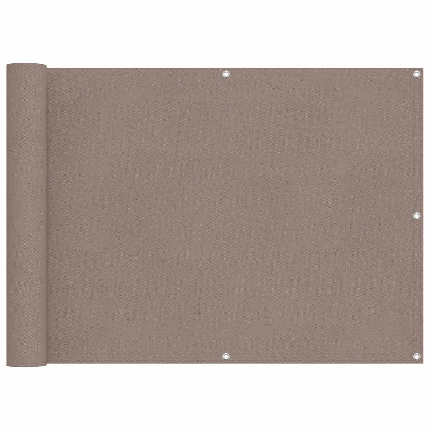 vidaXL Balcony Screen 75 x 200 cm PU coated oxford alu