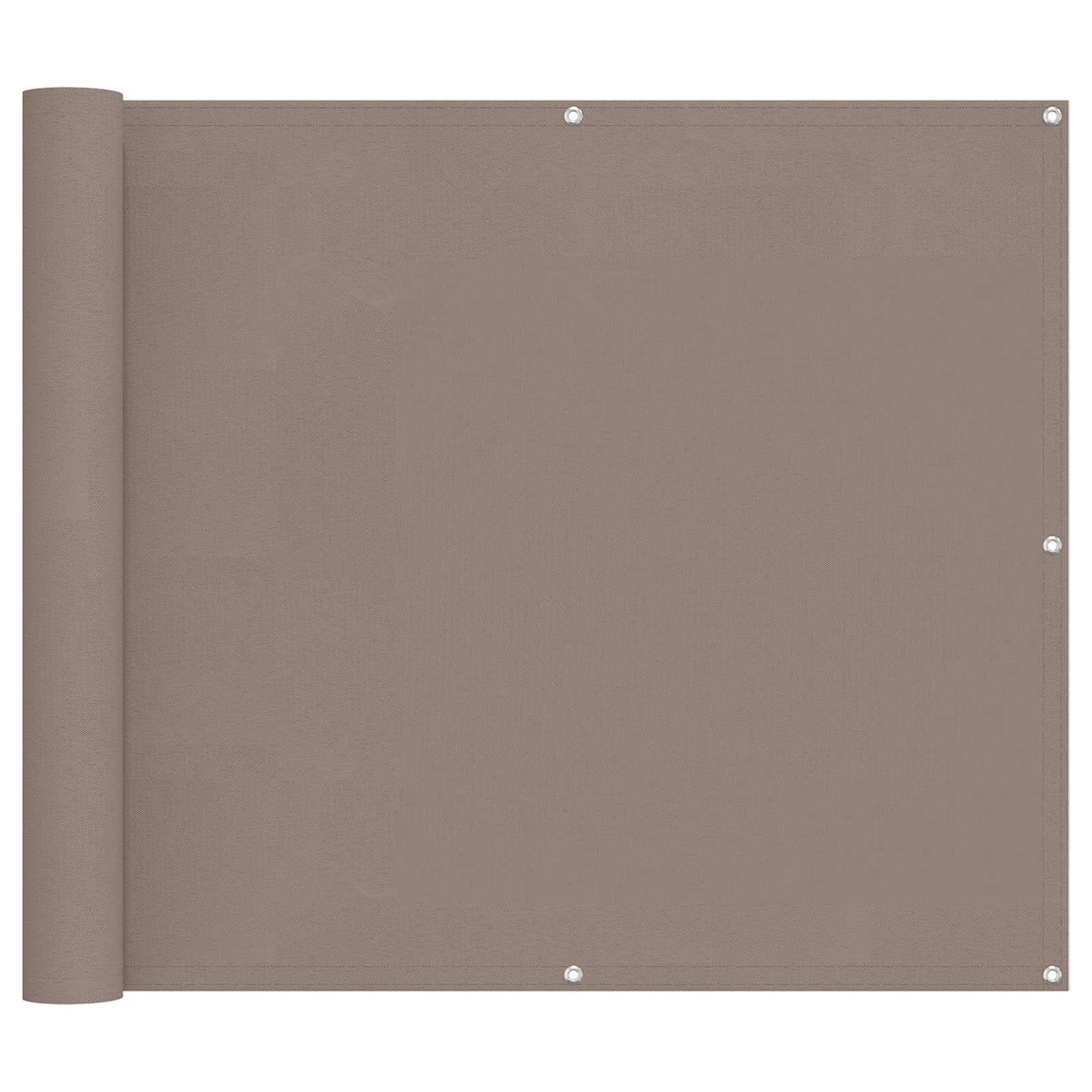 vidaXL Balcony Screen Taupe 100 x 600 cm Oxford Fabric