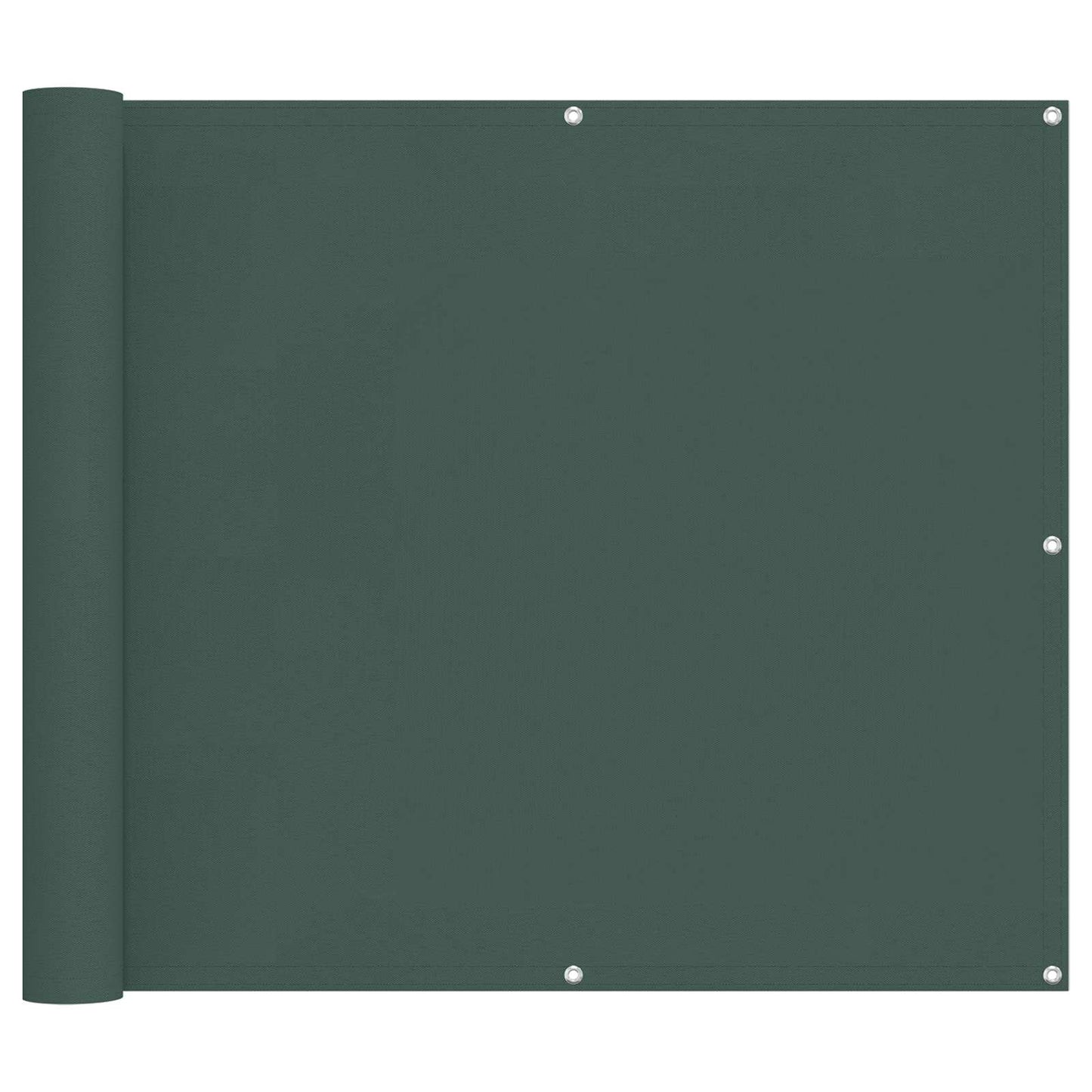 vidaXL Balcony Screen Dark Green 100 x 400 cm Oxford Fabric