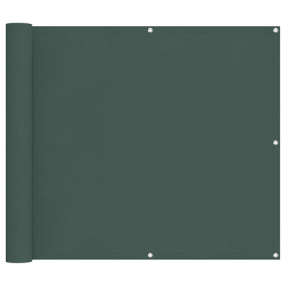 vidaXL Balcony Screen Dark Green 100 x 600 cm Oxford Fabric
