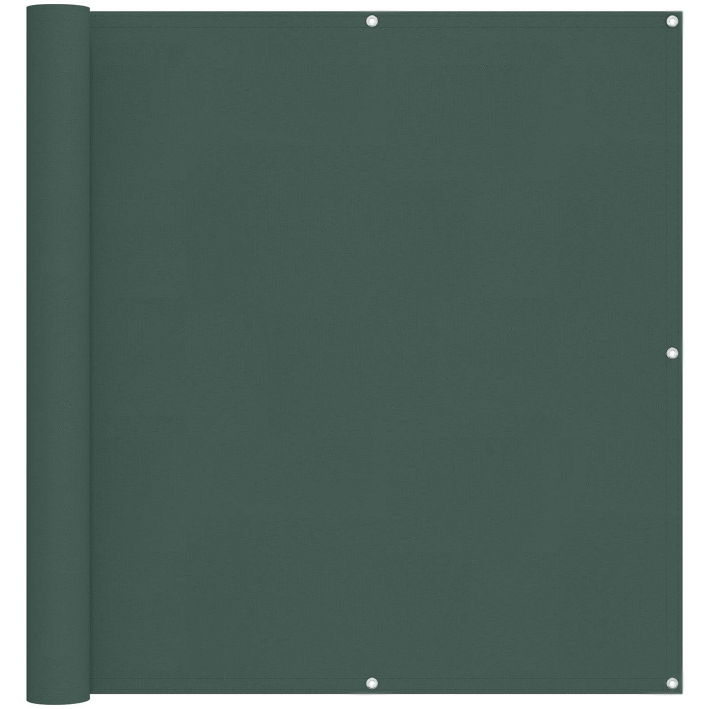 vidaXL Balcony Screen Dark Green 110 x 600 cm Oxford Fabric