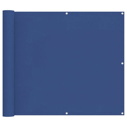 vidaXL Balcony Screen Blue 100 x 600 cm Oxford Fabric