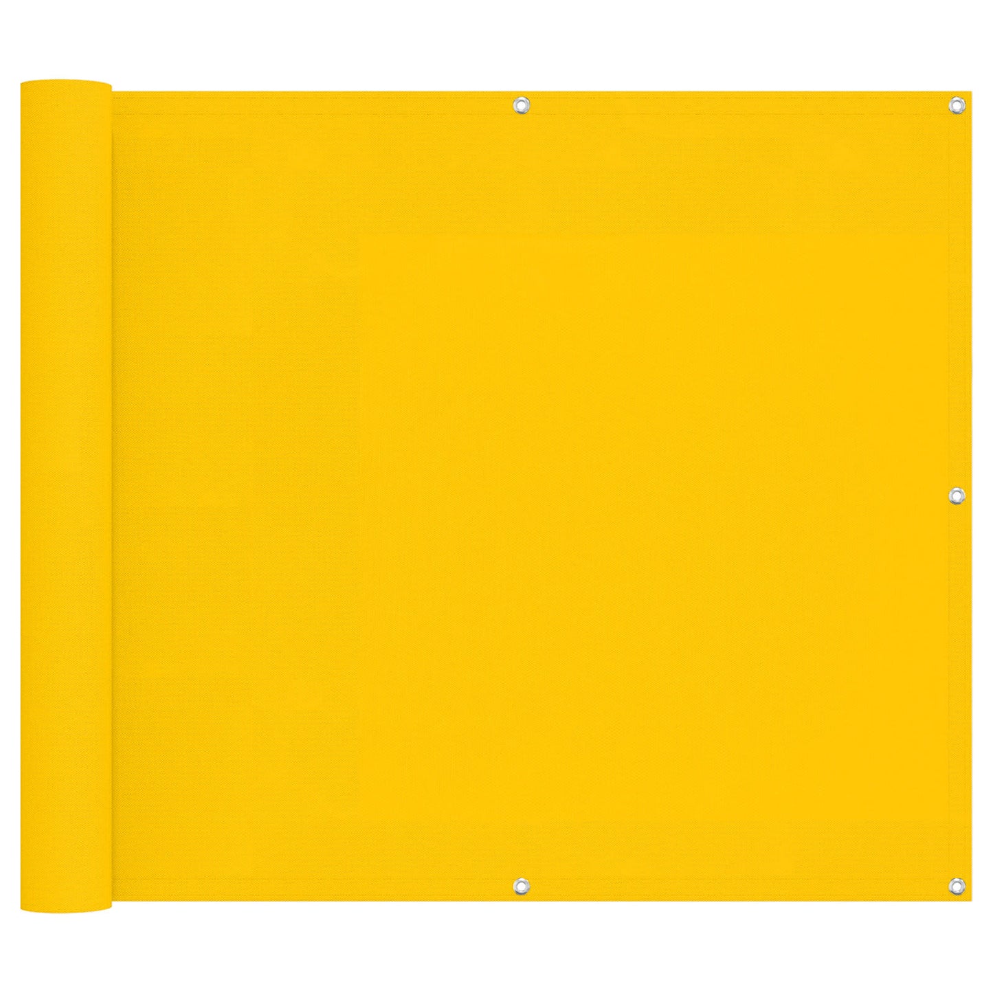 vidaXL Balcony Screen Yellow 100 x 200 cm Oxford Fabric