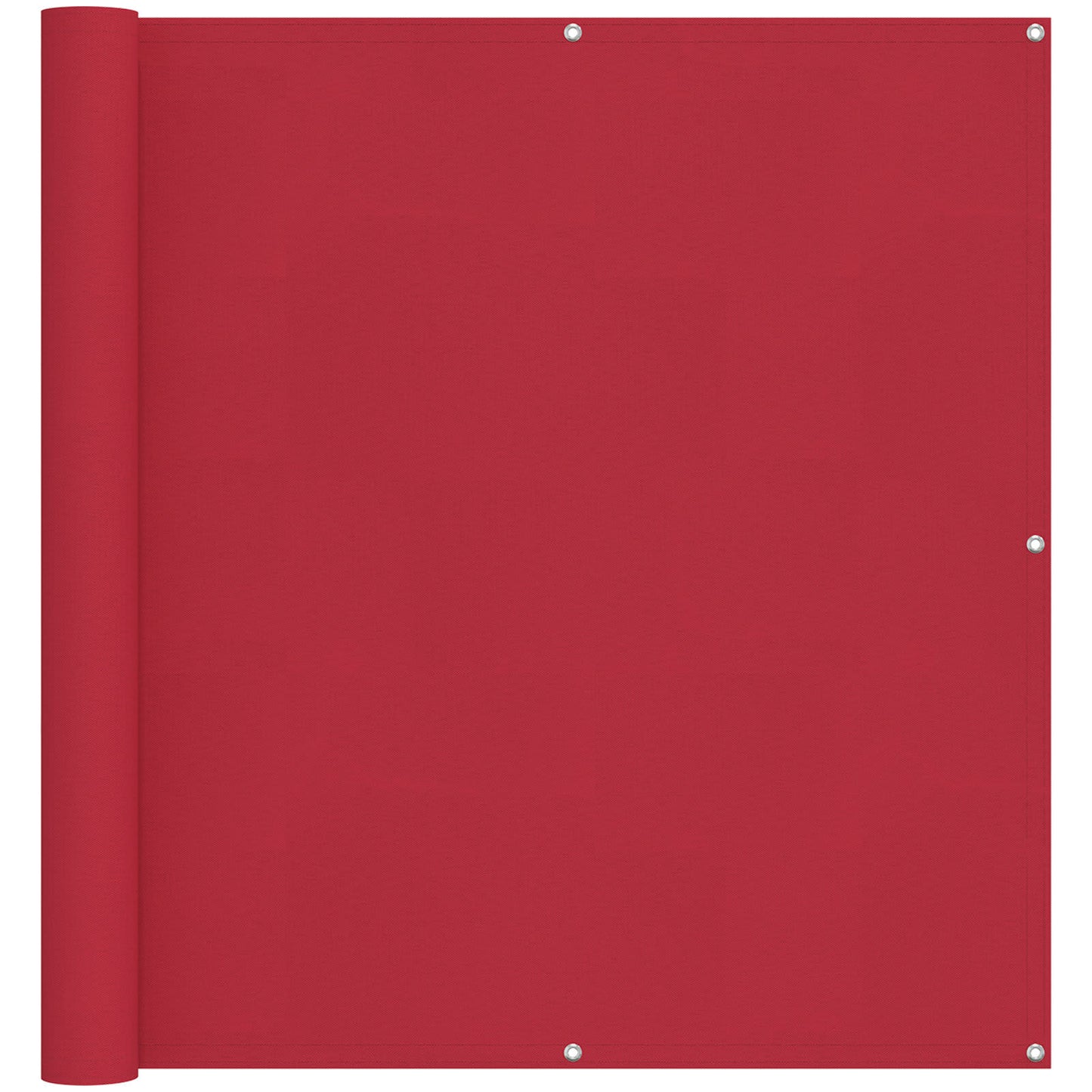vidaXL Balcony Screen Red 110 x 1000 cm Oxford Fabric
