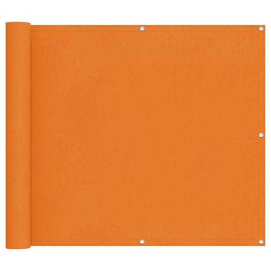 vidaXL Balcony Screen Orange 90 x 200 cm Oxford Fabric
