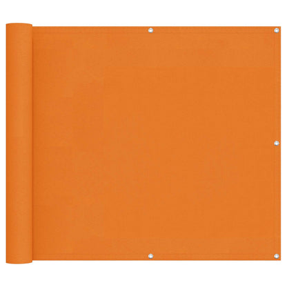 vidaXL Balcony Screen Orange 100 x 300 cm Oxford Fabric