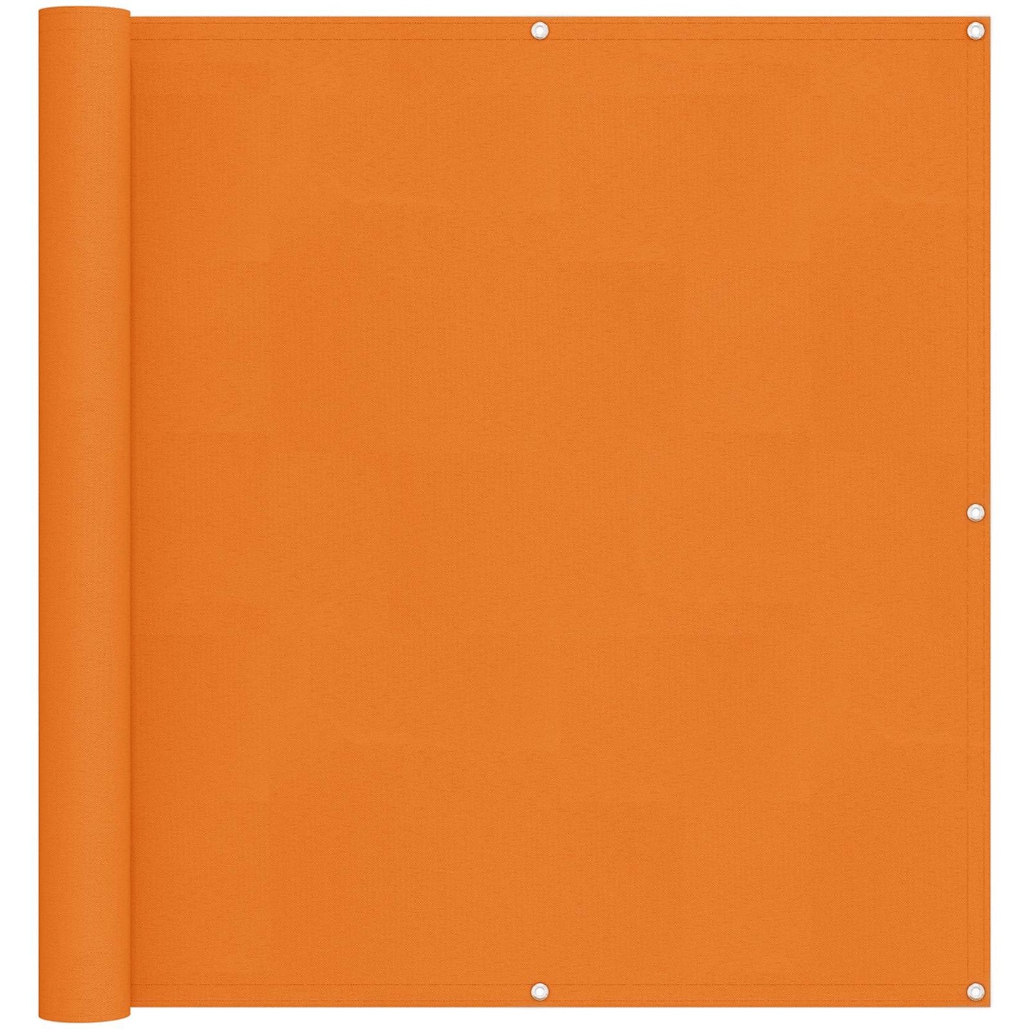 vidaXL Balcony Screen Orange 110 x 400 cm Oxford Fabric