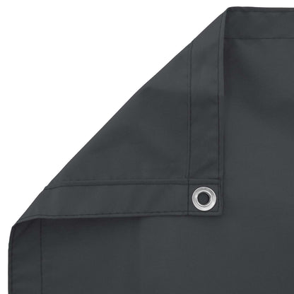 vidaXL Balcony Screen Black 100 x 400 cm Oxford Fabric