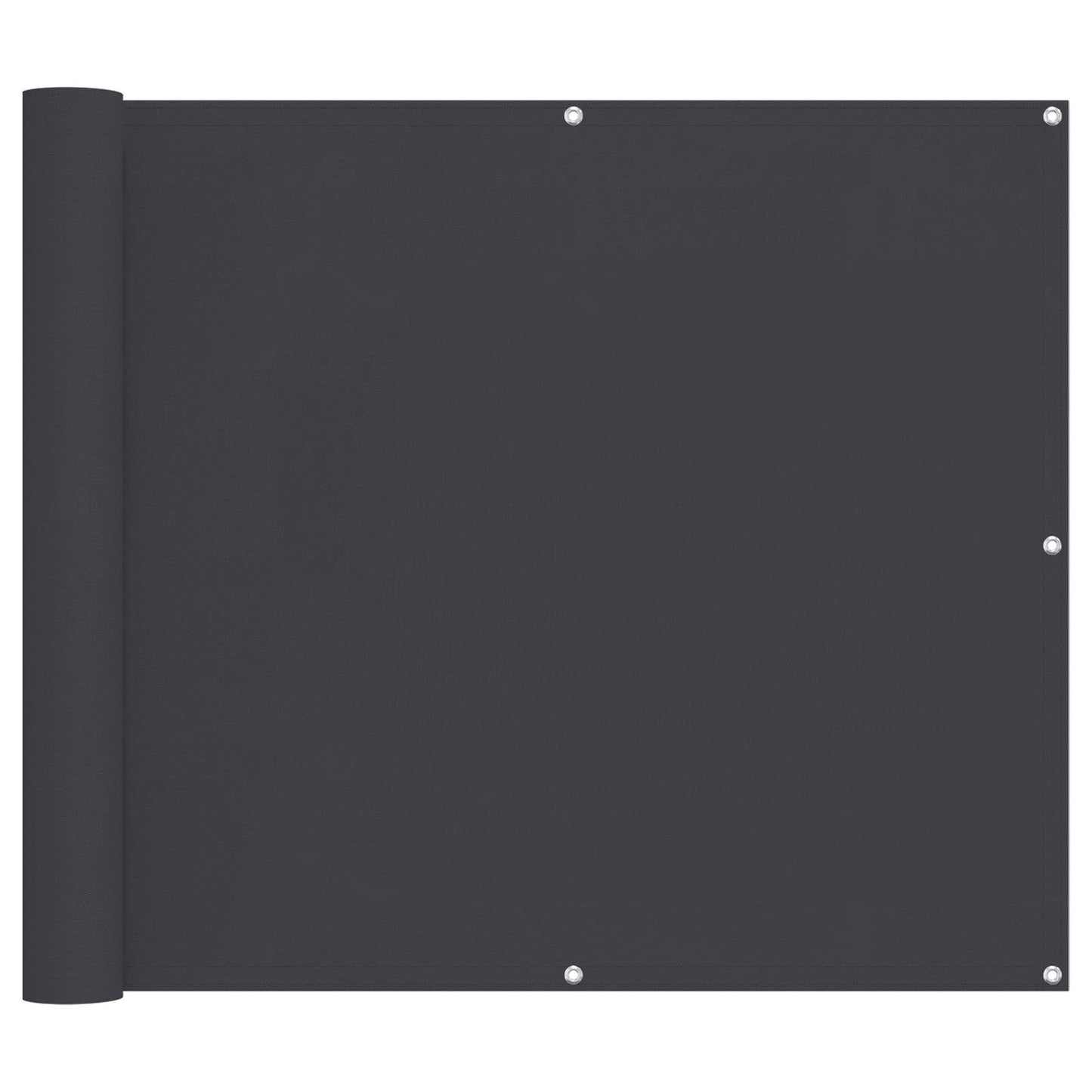vidaXL Balcony Screen Black 100 x 400 cm Oxford Fabric