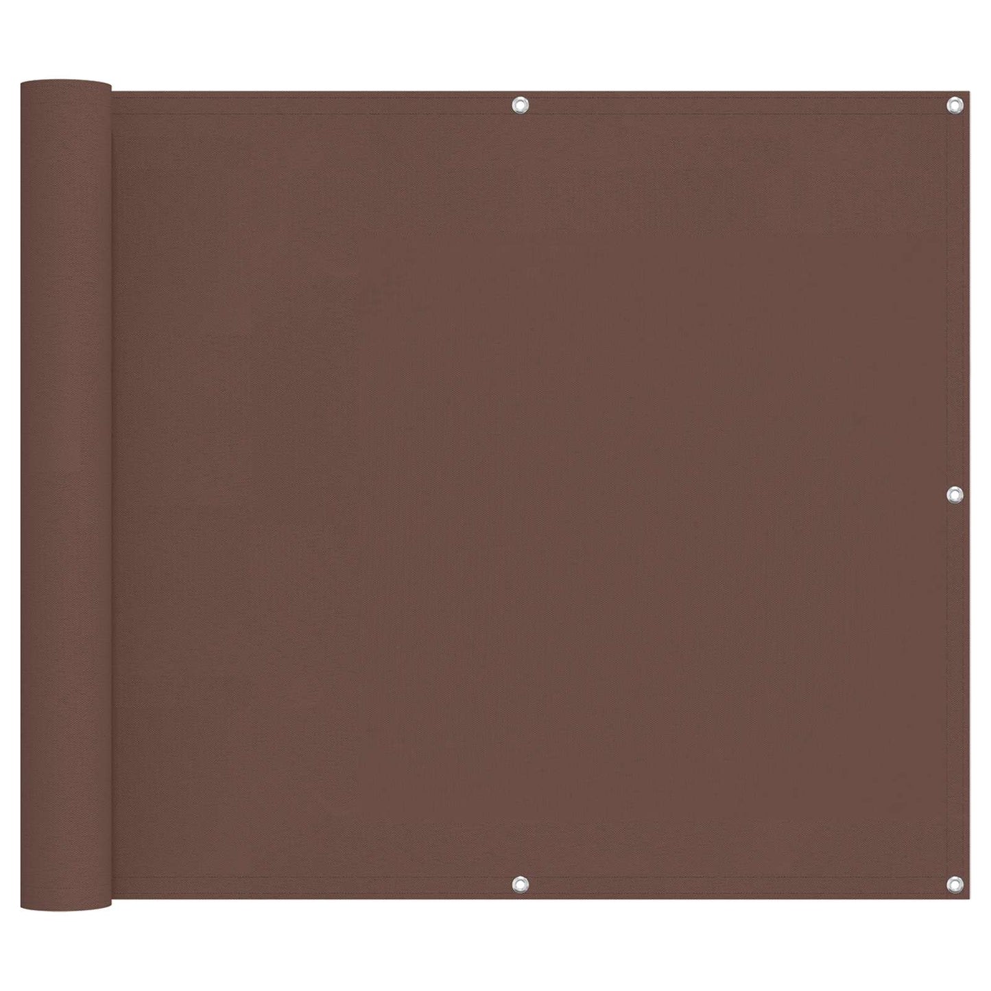 vidaXL Balcony Screen Brown 90 x 200 cm Oxford Fabric