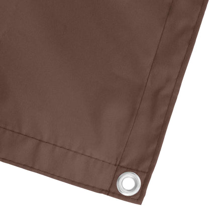 vidaXL Balcony Screen Brown 110 x 200 cm Oxford Fabric