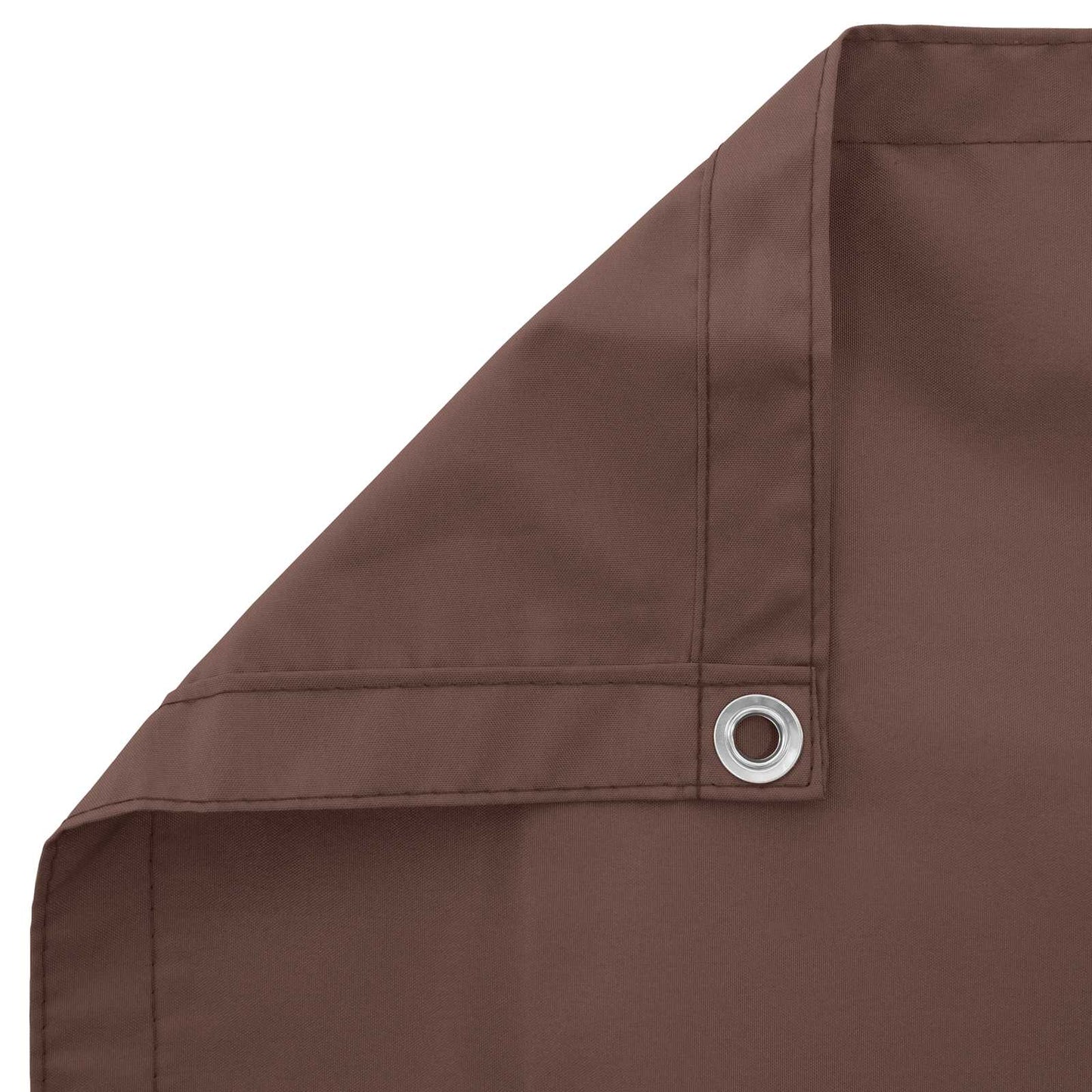 vidaXL Balcony Screen Brown 110 x 500 cm Oxford Fabric