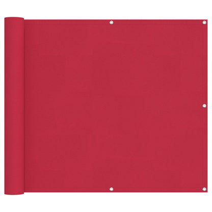 vidaXL Balcony Screen Burgundy 90 x 200 cm Oxford Fabric
