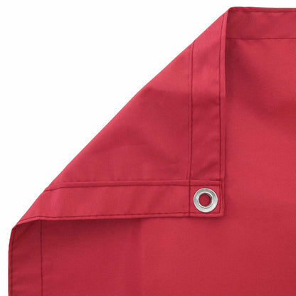vidaXL Balcony Screen Burgundy 90 x 1000 cm PU coated oxford alu