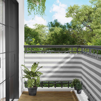 vidaXL Balcony Screen 75 x 300 cm PU coated oxford alu
