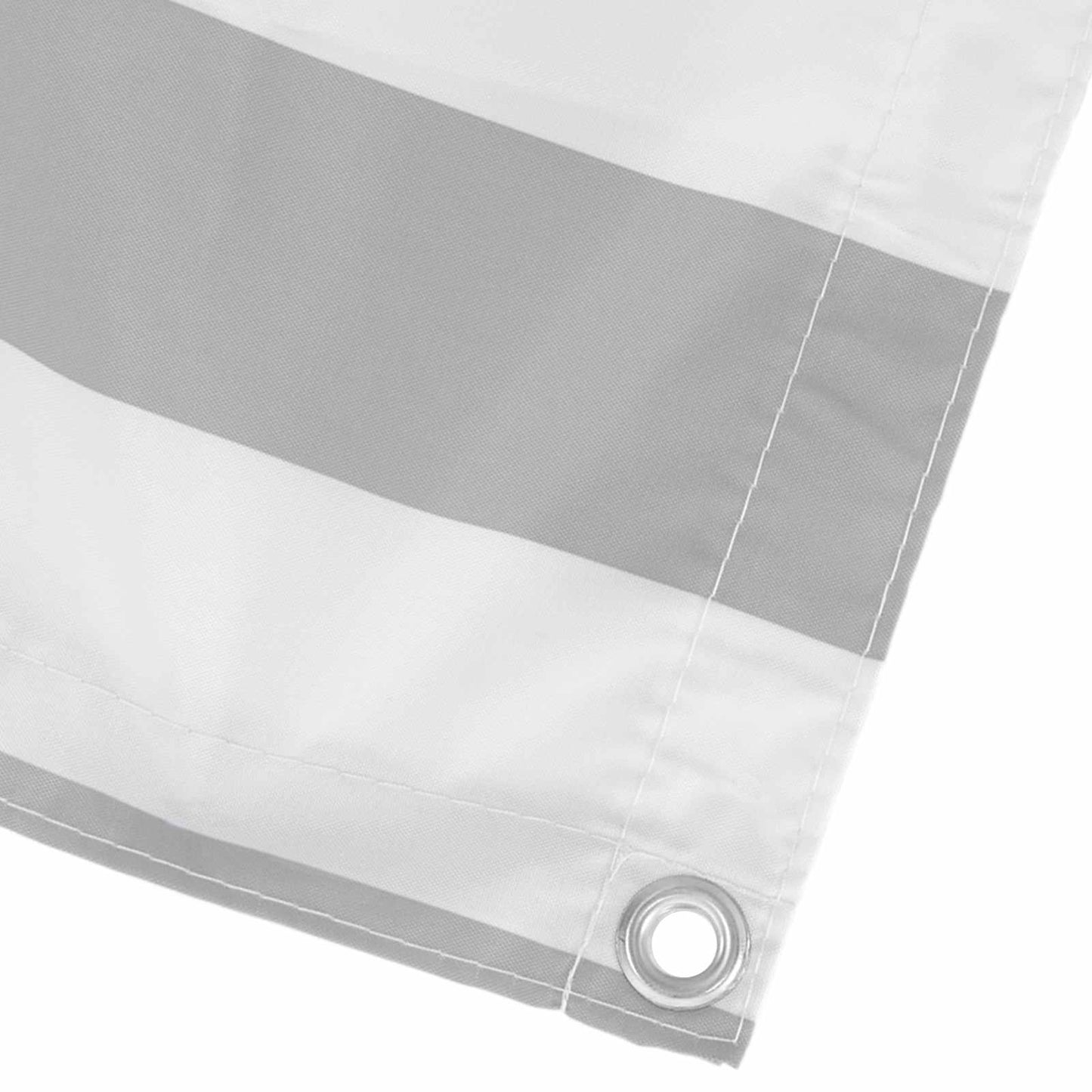 vidaXL Balcony Screen Light Grey and White 100 x 300 cm Oxford Fabric