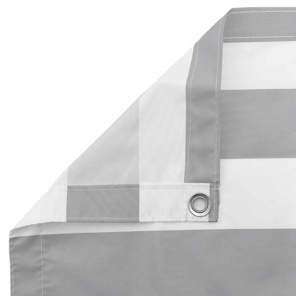 vidaXL Balcony Screen Light Grey and White 100 x 300 cm Oxford Fabric