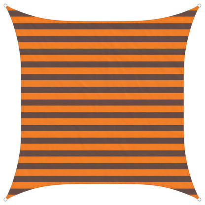 vidaXL Sun Shade Sail Orange and Brown 2 x 2 m 100% Polyester Oxford