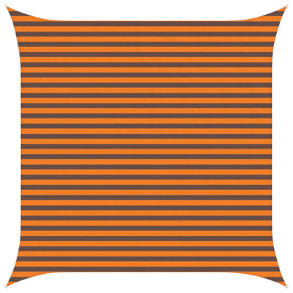vidaXL Sun Shade Sail Orange and Brown 3.6 x 3.6 m