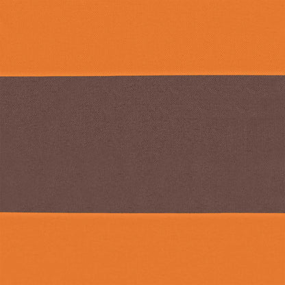 vidaXL Sun Shade Sail Orange and Brown 3.6 x 3.6 m
