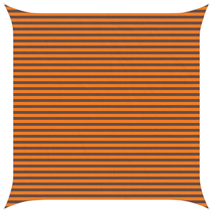 vidaXL Sun Shade Sail Orange and Brown 4.5 x 4.5 m