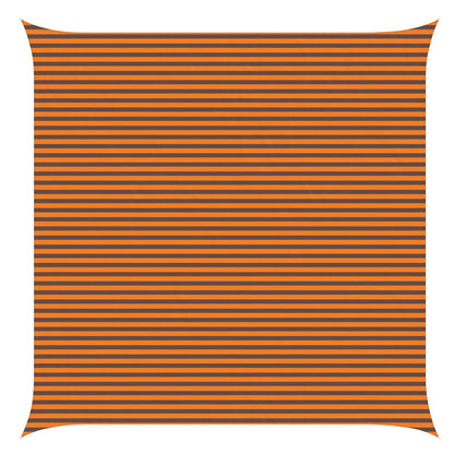 vidaXL Sun Shade Sail Orange and Brown 6 x 6 m 100% Polyester Oxford