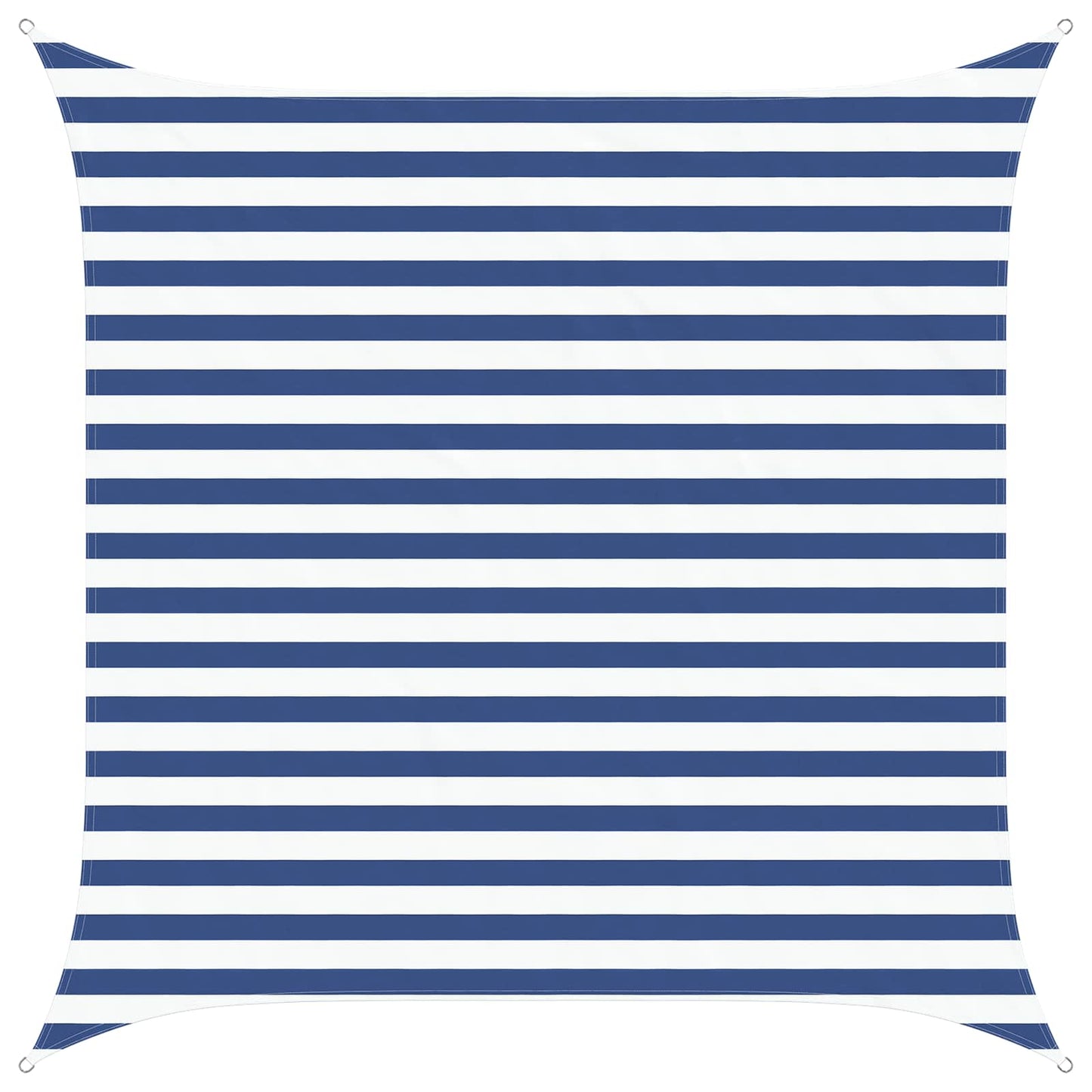 vidaXL Sun Shade Sail Blue and White 2.5 x 2.5 m 100% Polyester Oxford