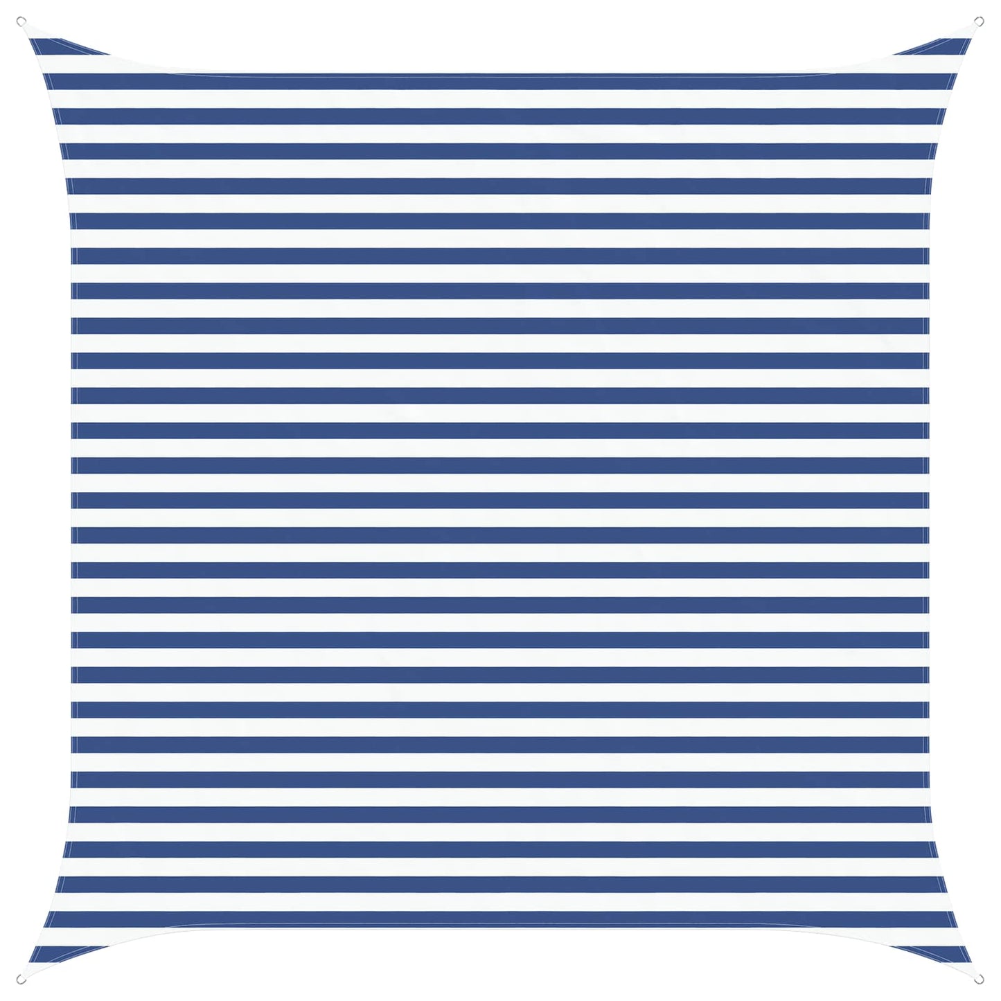 vidaXL Sun Shade Sail Blue and White 3.6 x 3.6 m 100% Polyester Oxford