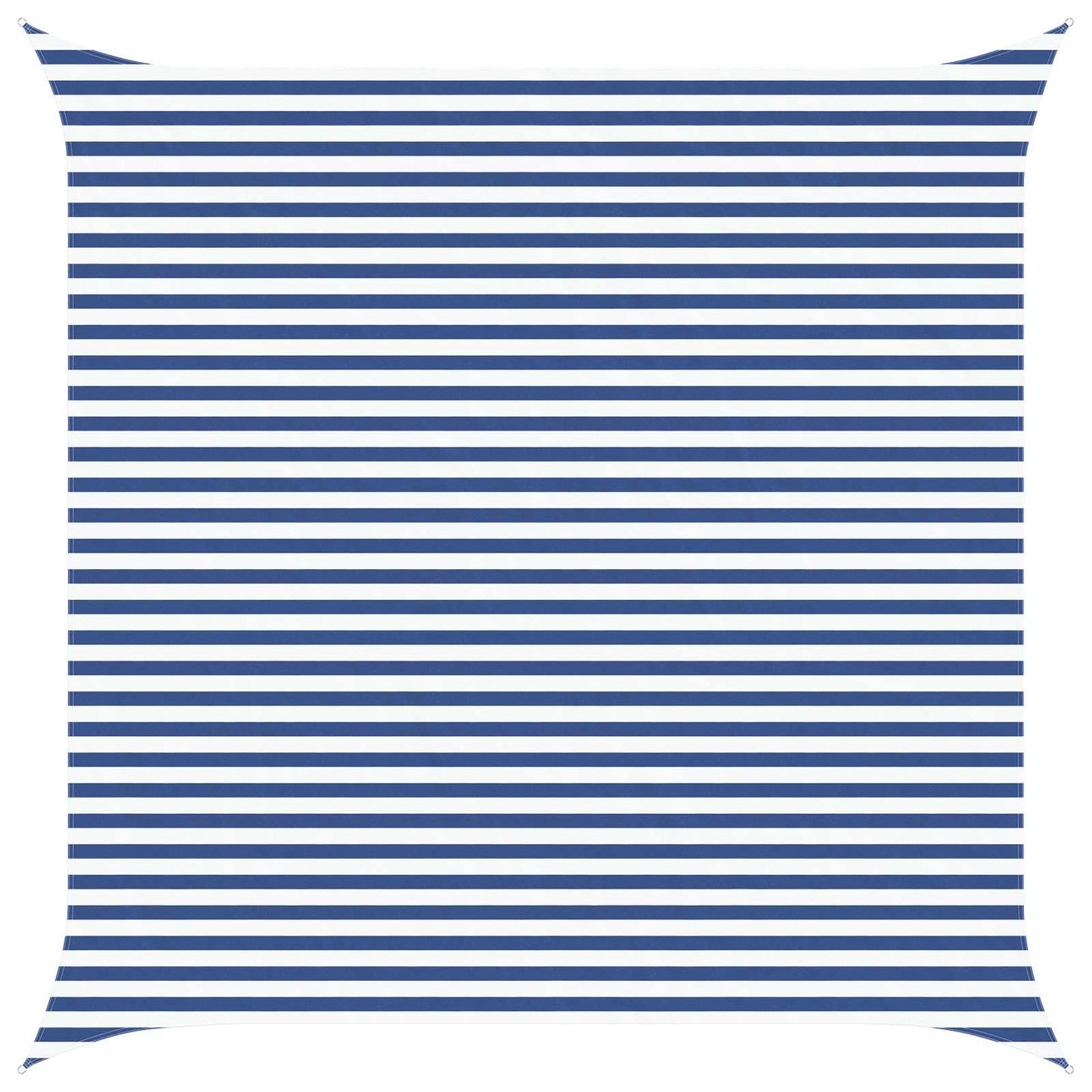 vidaXL Sun Shade Sail Blue and White 4.5 x 4.5 m 100% Polyester Oxford