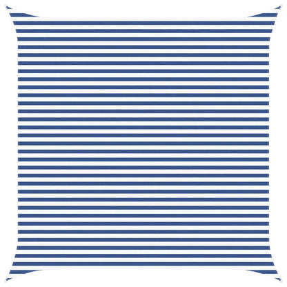 vidaXL Sun Shade Sail Blue and White 4.5 x 4.5 m 100% Polyester Oxford