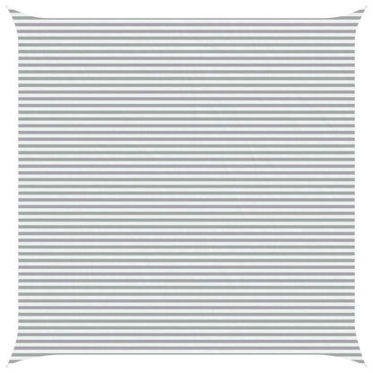 vidaXL Sun Shade Sail Light Grey and White 7 x 7 m