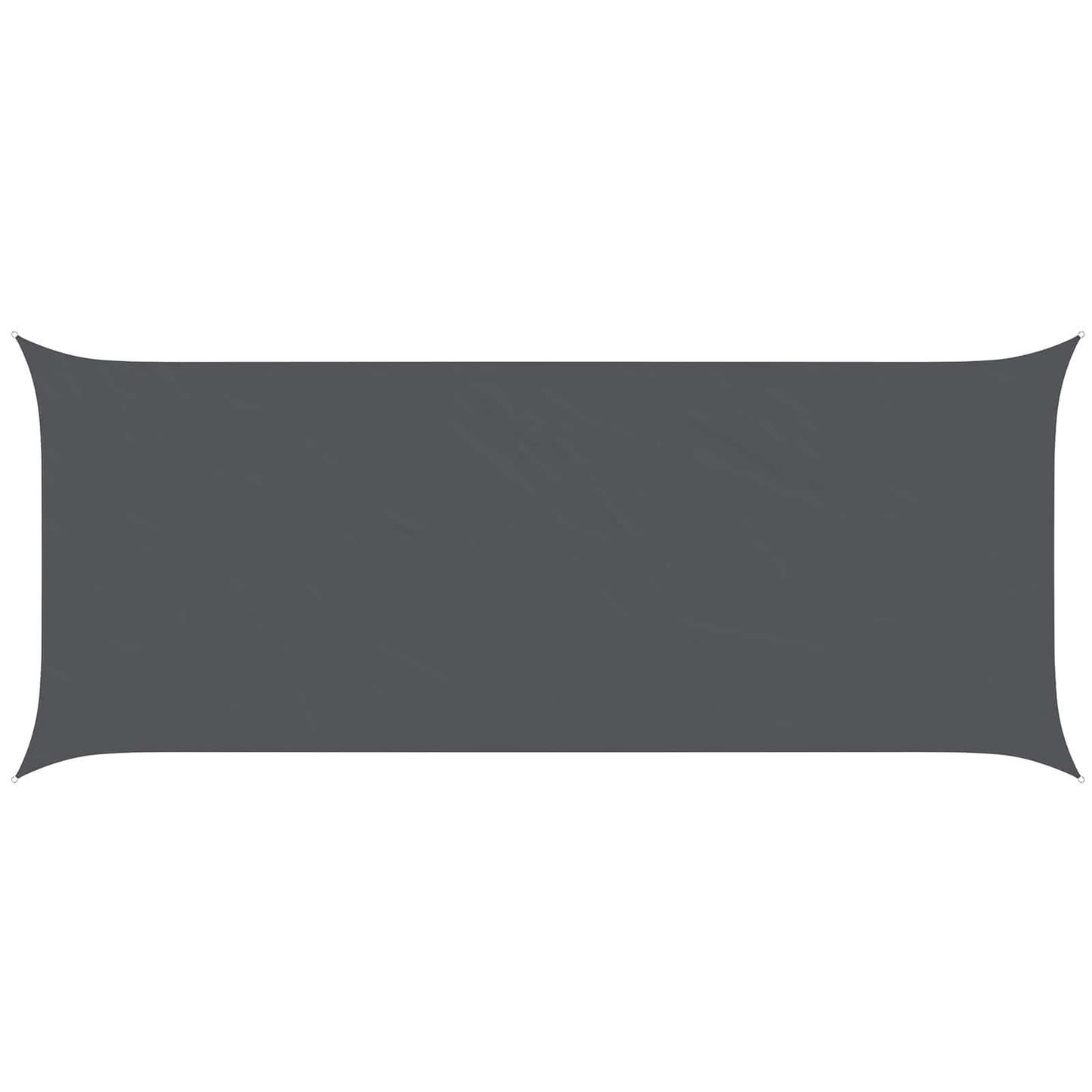 vidaXL Sun Shade Sail Anthracite 6 x 2.5 m 100% Polyester Oxford