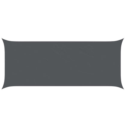 vidaXL Sun Shade Sail Anthracite 6 x 2.5 m 100% Polyester Oxford