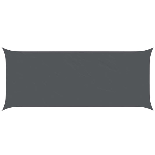 vidaXL Sun Shade Sail Anthracite 6 x 2.5 m 100% Polyester Oxford