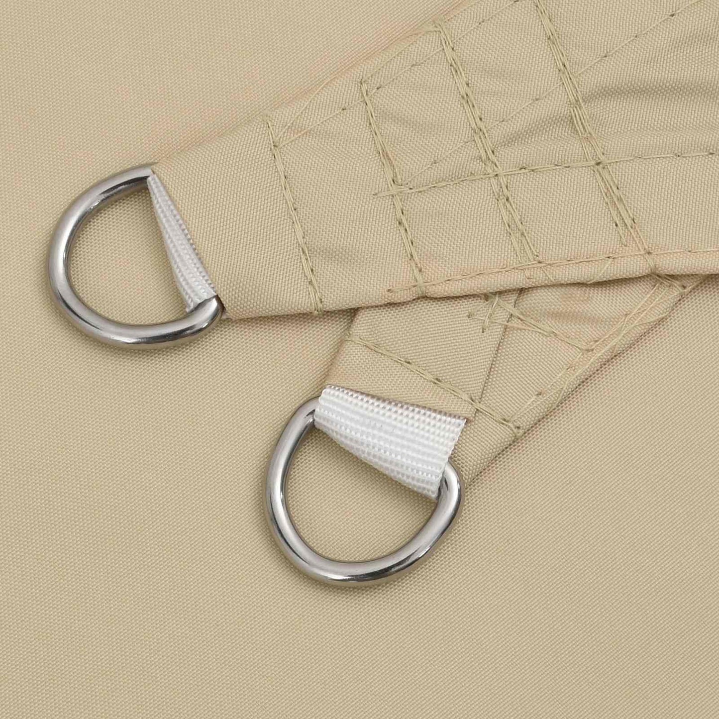 vidaXL Sun Shade Sail Beige 6 x 2.5 m 100% Polyester Oxford