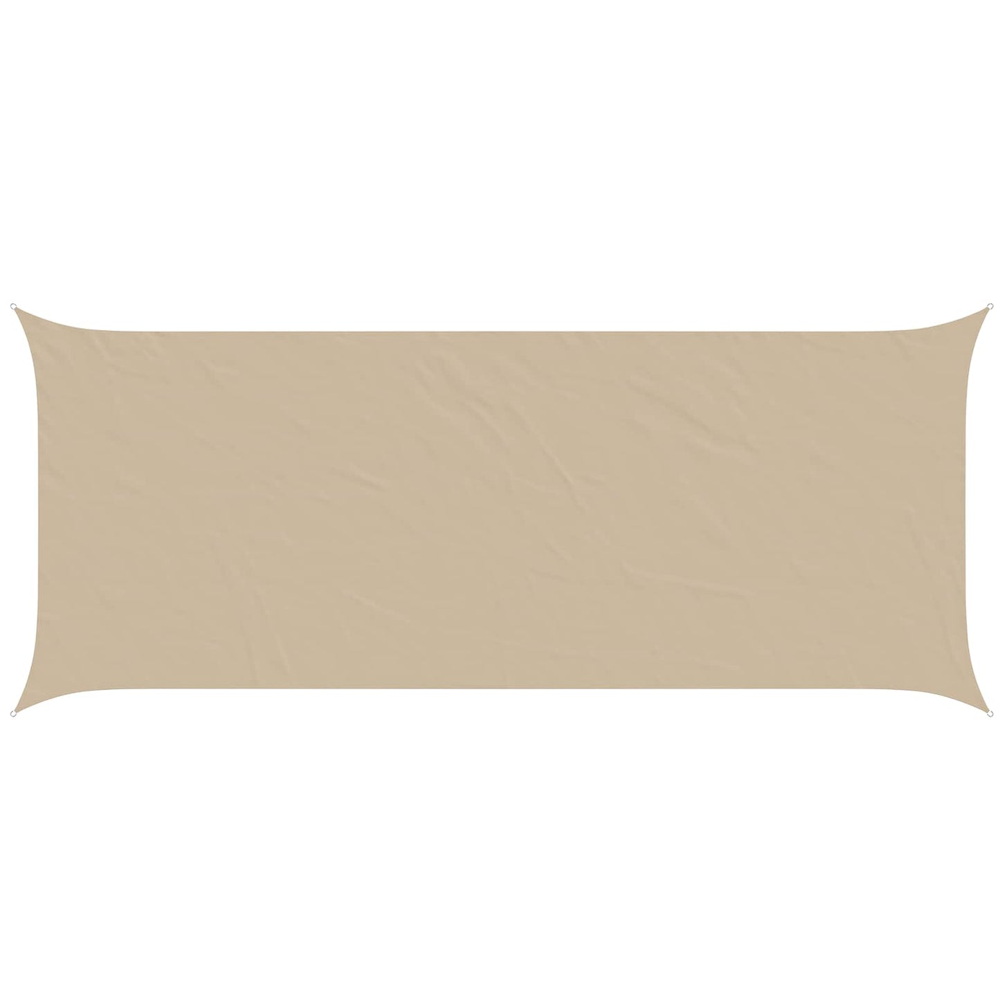 vidaXL Sun Shade Sail Beige 6 x 2.5 m 100% Polyester Oxford