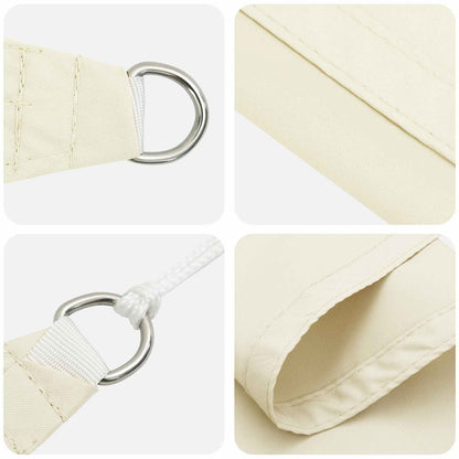 vidaXL Sun Shade Sail Cream 6 x 2 m 100% Polyester Oxford