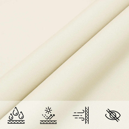 vidaXL Sun Shade Sail Cream 6 x 2 m 100% Polyester Oxford